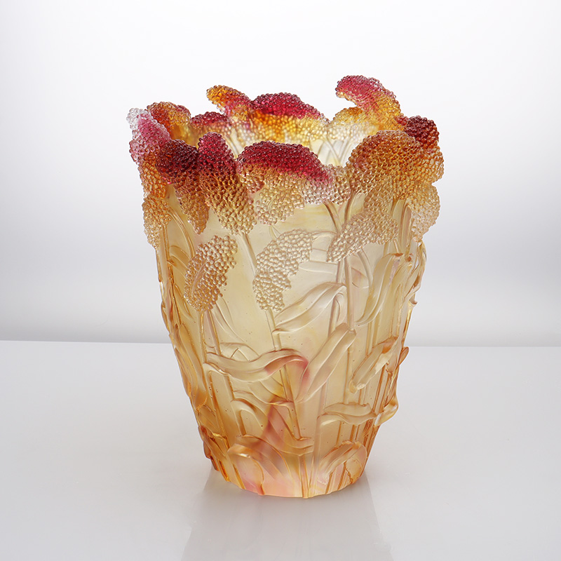 铸造玻璃失蜡铸造琉璃家居装饰品水晶玻璃花瓶