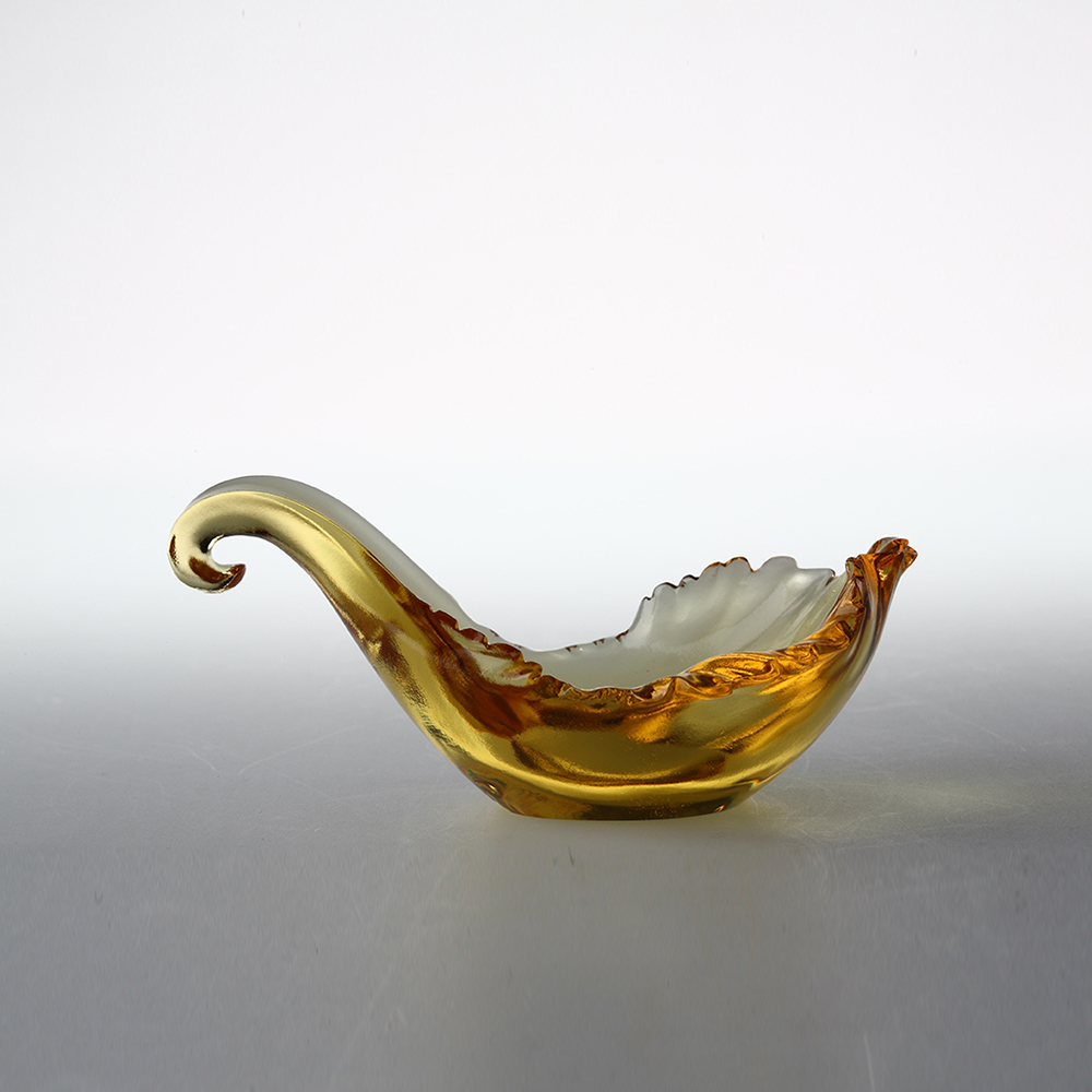 水晶玻璃烛杯客厅插花水晶玻璃艺术品家居装饰餐桌装饰摆件 《恋香》