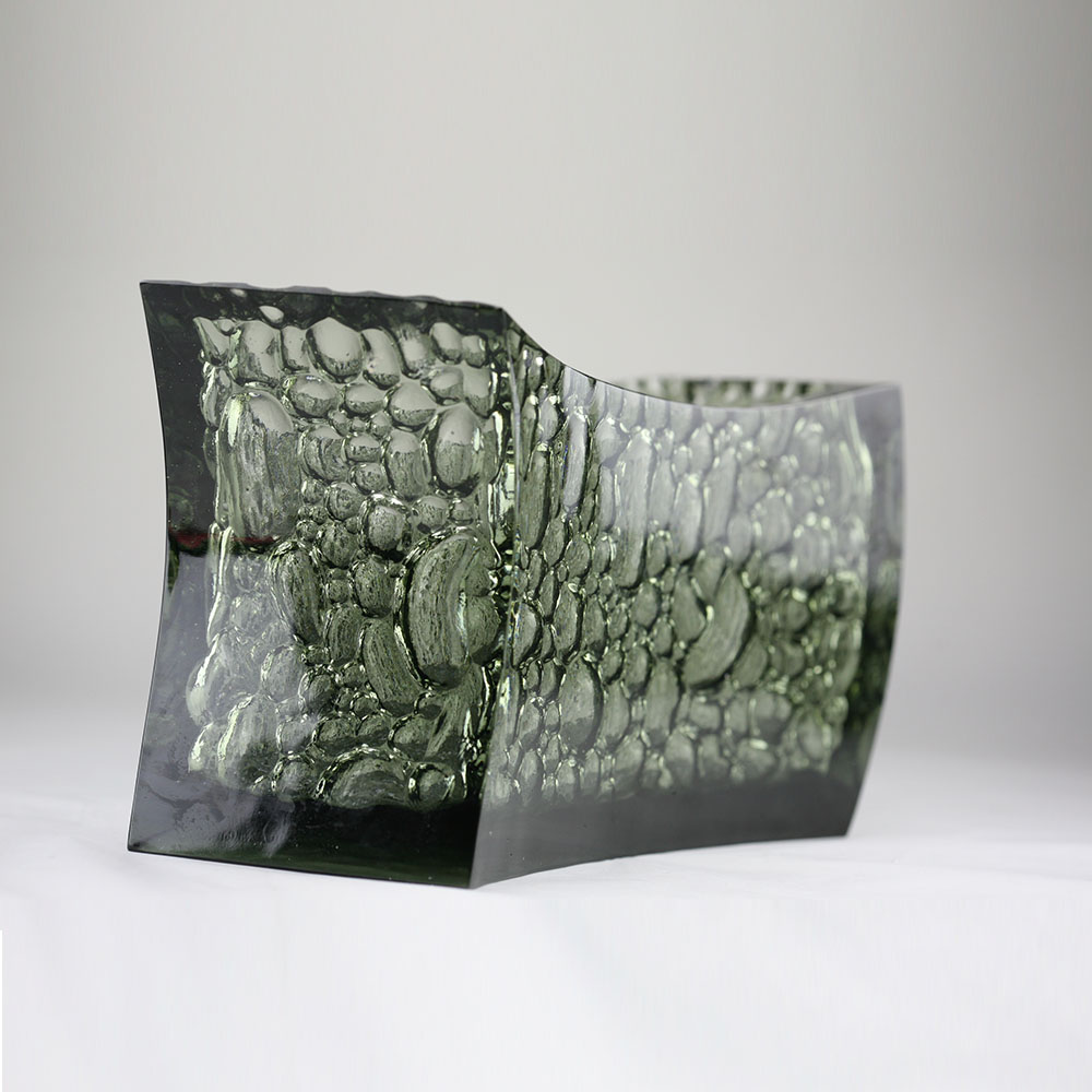 水晶玻璃花瓶客厅插花水晶玻璃艺术花器家居装饰餐桌装饰摆件 《滴水花器》